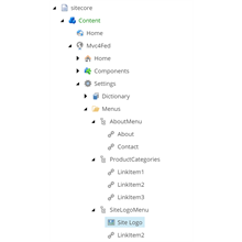 Menu Content Structure